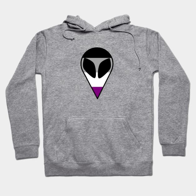 Asexual Alien Hoodie by smuffeybear